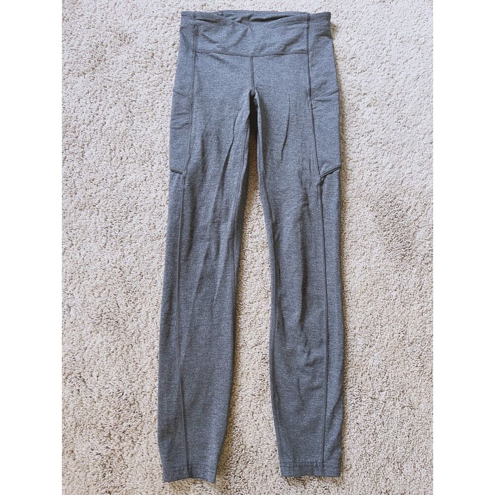 Lululemon Speed Up Tight *28" Heathered Black Size 4 - Picture 5 of 10
